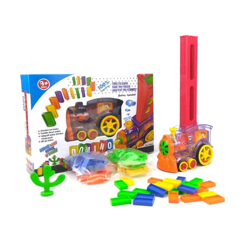 Colored Electric Train Set Automatic Brick Laying Toy Trains Domino Board Game for Children
Colored Electric Train Set Automatic Brick Laying Toy Trains Domino Board Game for Children