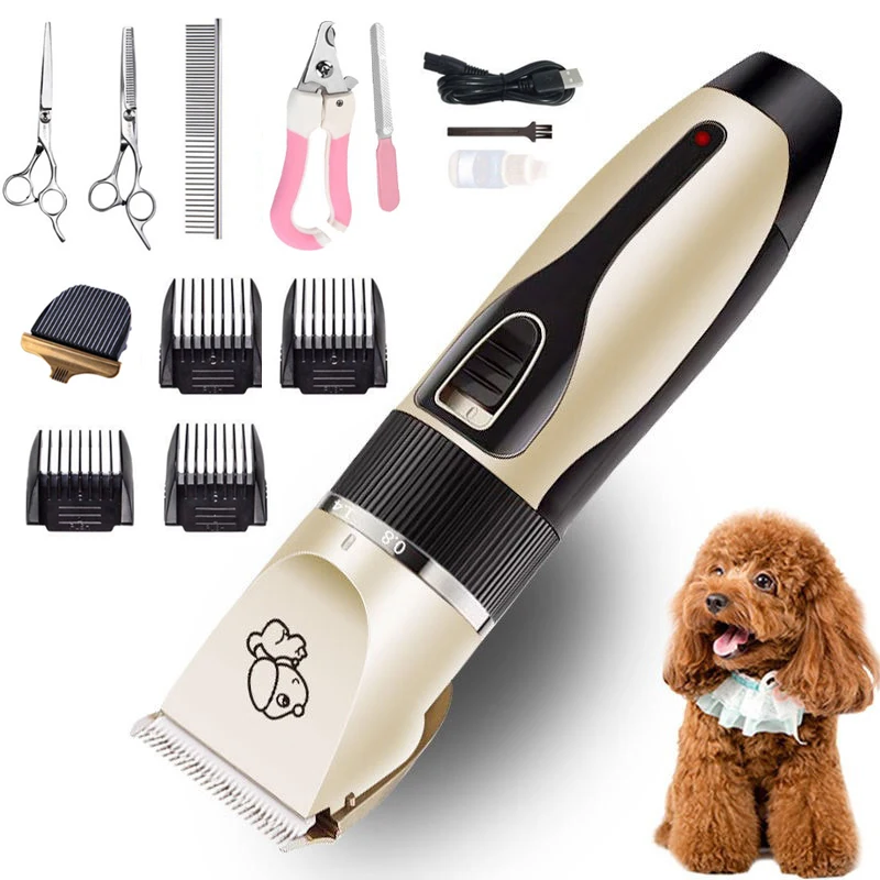 Cat Dog Shaver Hair Clippers Grooming Haircut Trimmer Shaver Set Pets Dog Cordless Hair Trimmer Electrical Shaver
Cat Dog Shaver Hair Clippers Grooming Haircut Trimmer Shaver Set Pets Dog Cordless Hair Trimmer Electrical Shaver