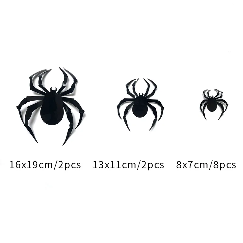 3D Three-Dimensional Spider 12 Halloween Self-Adhesive Wall Stickers Window Cabinet Bedroom Porch Decoration Wallpaper
3D Three-Dimensional Spider 12 Halloween Self-Adhesive Wall Stickers Window Cabinet Bedroom Porch Decoration Wallpaper