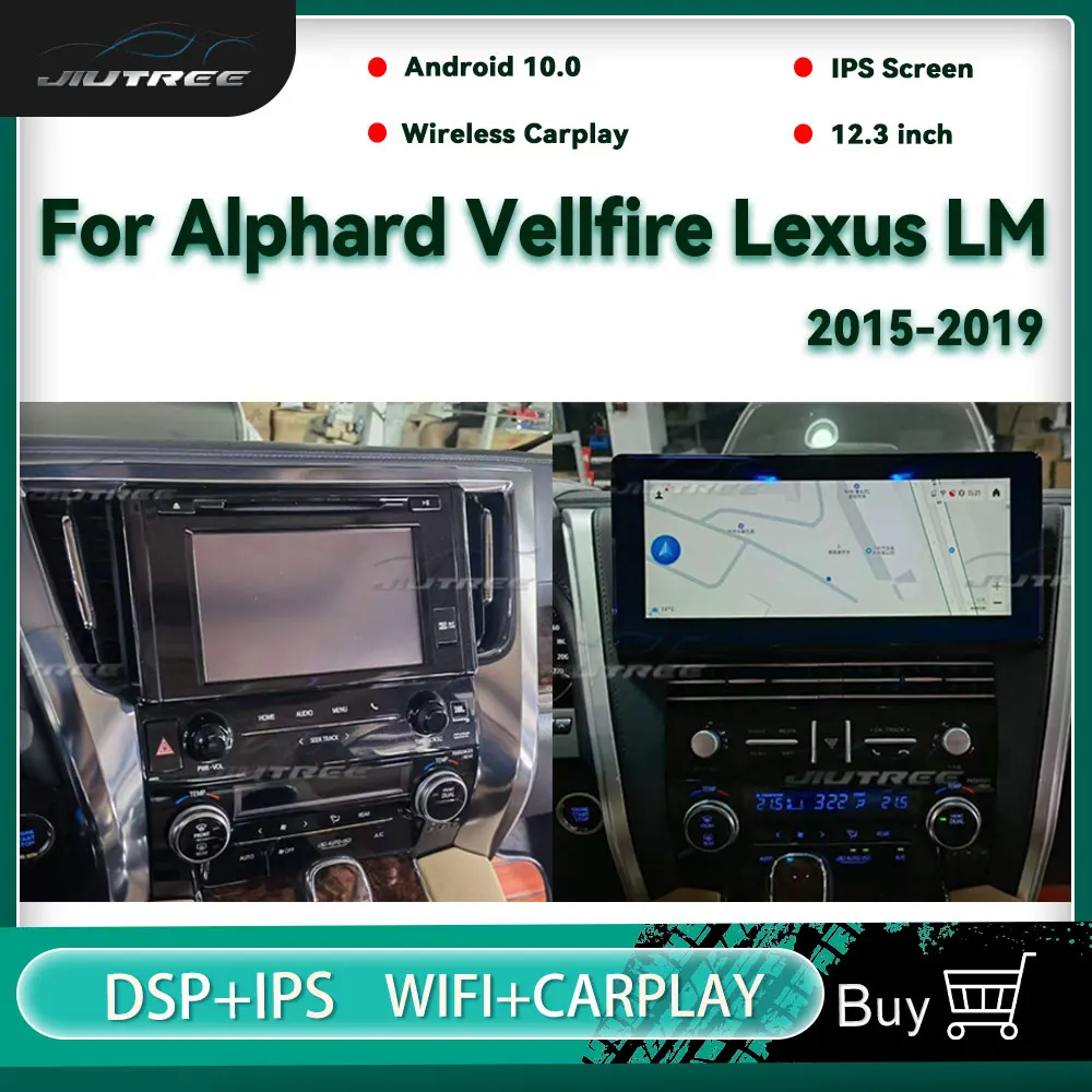 Автомобильный радиоприемник на Android для Alphard Vellfire Lexus LM 2015-2019, GPS-навигация, мультимедийный DVD-плеер, автомобильный стерео видео приемник, 2 Din
Автомобильный радиоприемник на Android для Alphard Vellfire Lexus LM 2015-2019, GPS-навигация, мультимедийный DVD-плеер, автомобильный стерео видео приемник, 2 Din