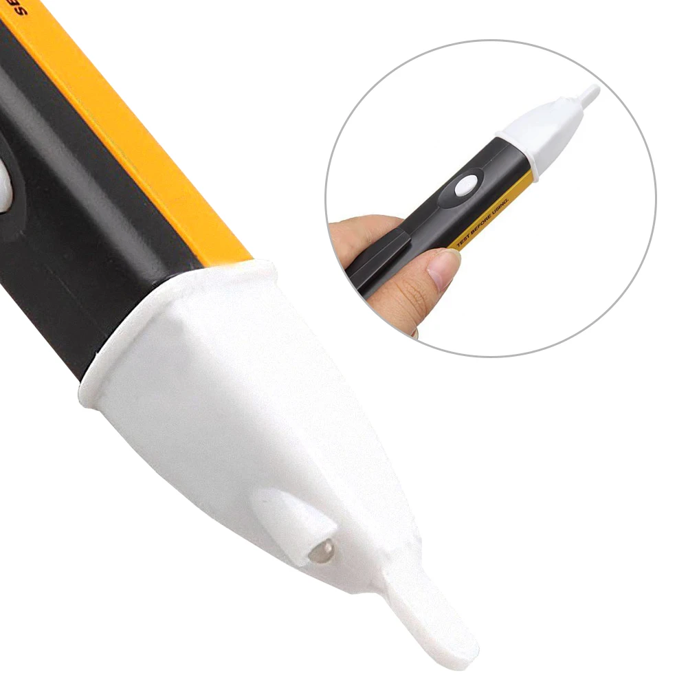 Voltage Test Pen Non-Contact Induction Test Pencil 90-1000V Voltmeter Voltage Probe Volt Meter Electric Indicator Power Detector 
Voltage Test Pen Non-Contact Induction Test Pencil 90-1000V Voltmeter Voltage Probe Volt Meter Electric Indicator Power Detector