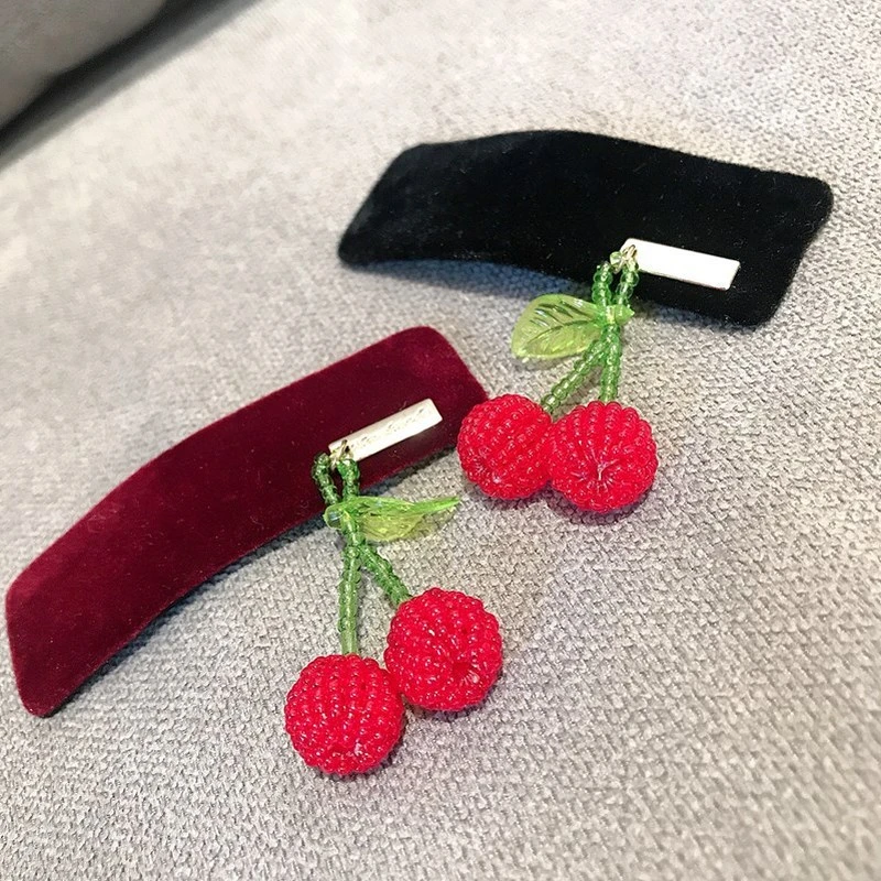 2021 New Korean Retro Girl Hairpin Flannel Red Cherry Cute Side Clip Cute Simple Hair Clip for Women's Fashion Hair Accessories
2021 New Korean Retro Girl Hairpin Flannel Red Cherry Cute Side Clip Cute Simple Hair Clip for Women's Fashion Hair Accessories