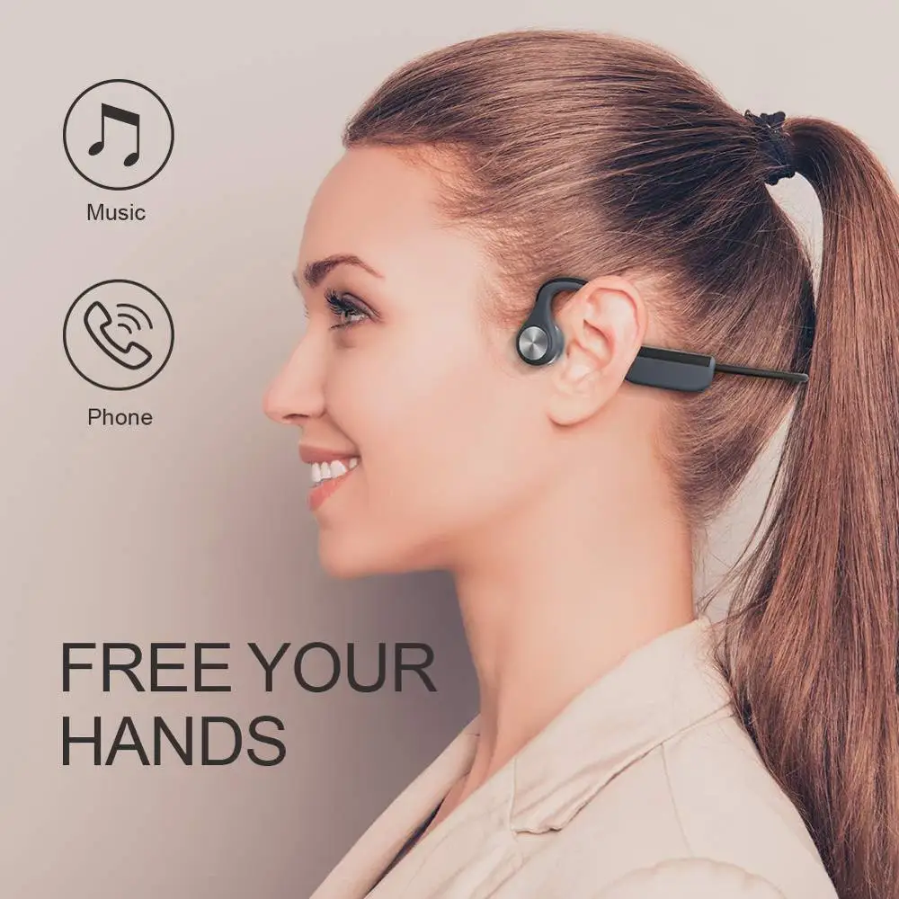 E9 Wireless Bluetooth Bone Condution Earphones Outdoor Sport Waterproof Sweatproof Headphones Handsfree Headsets With Microphone
E9 Wireless Bluetooth Bone Condution Earphones Outdoor Sport Waterproof Sweatproof Headphones Handsfree Headsets With Microphone