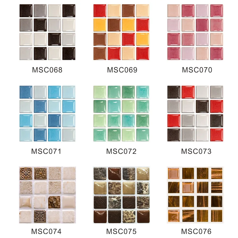 DIY Crystal Tile Sticker Glass Tile 3D Waterproof Self-adhesive Stitching Wall Sticker Small Lattice Practical Household Goods
DIY Crystal Tile Sticker Glass Tile 3D Waterproof Self-adhesive Stitching Wall Sticker Small Lattice Practical Household Goods