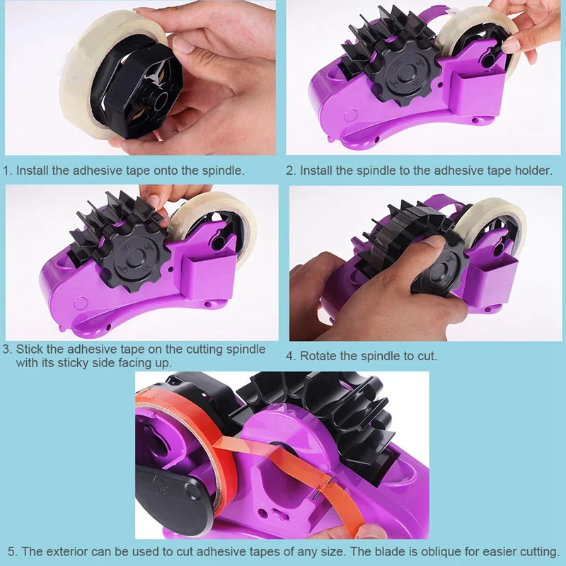 1Pcs 46Mm Multipurpose Automatic Desk Tape Dispenser Cutter Perfect for Office Home School Supplies
1Pcs 46Mm Multipurpose Automatic Desk Tape Dispenser Cutter Perfect for Office Home School Supplies