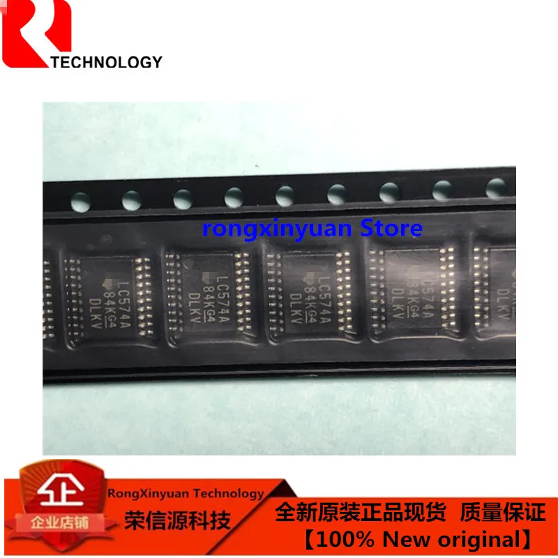 10 шт./лот SN74LVC574APWR LC574A SN74LVC574A OCTAL EDGE-срабатывающие D-TYPE шлепанцы с 3 государственными