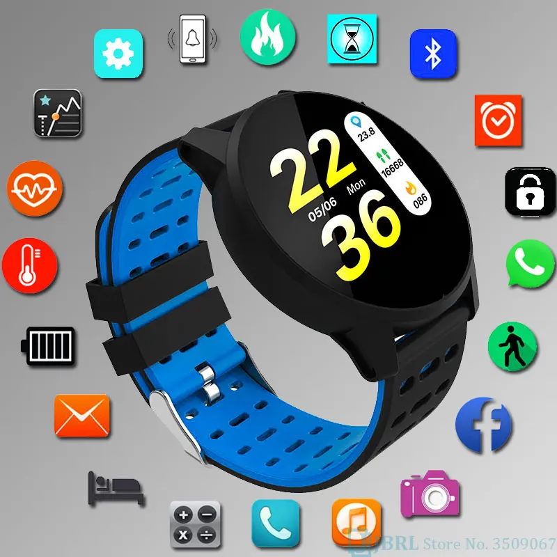 Спортивные Детские Смарт-часы Android IOS электронные часы детские фитнес-трекер для