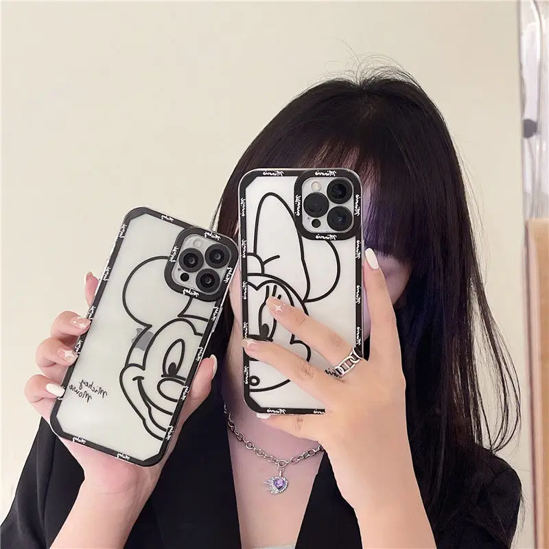 Cartoon Mickey Phone Case Cover for Iphone 13 12 Pro Max 11 8 7 6 S XR PLUS X XS SE 2020 Mini Couple Popular Transparent Case
Cartoon Mickey Phone Case Cover for Iphone 13 12 Pro Max 11 8 7 6 S XR PLUS X XS SE 2020 Mini Couple Popular Transparent Case