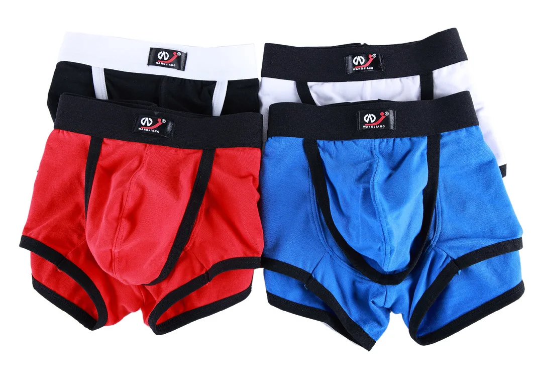 Men Sexy Cotton Boxers gay Underwear Boxer U Convex Pouch Solid Color Low-waisted underwear for man 
Men Sexy Cotton Boxers gay Underwear Boxer U Convex Pouch Solid Color Low-waisted underwear for man