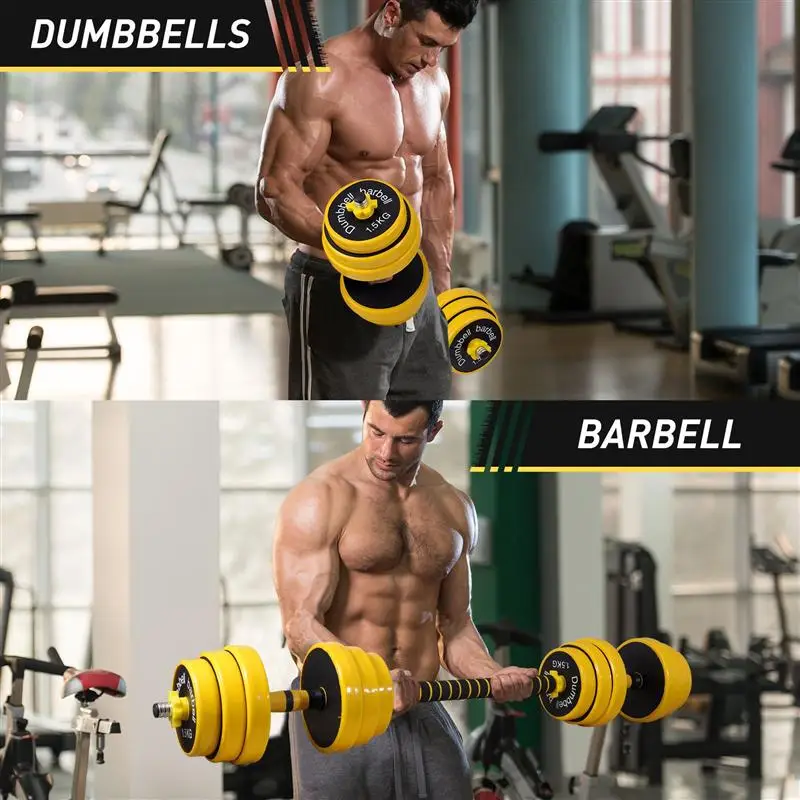 Clispeed 2in1 Adjustable Dumbbell/Barbell Set Non-slip Neoprene Handle Lifting Dumbbells with Connecting Rod (25kg/55lbs,1 Pair)
Clispeed 2in1 Adjustable Dumbbell/Barbell Set Non-slip Neoprene Handle Lifting Dumbbells with Connecting Rod (25kg/55lbs,1 Pair)