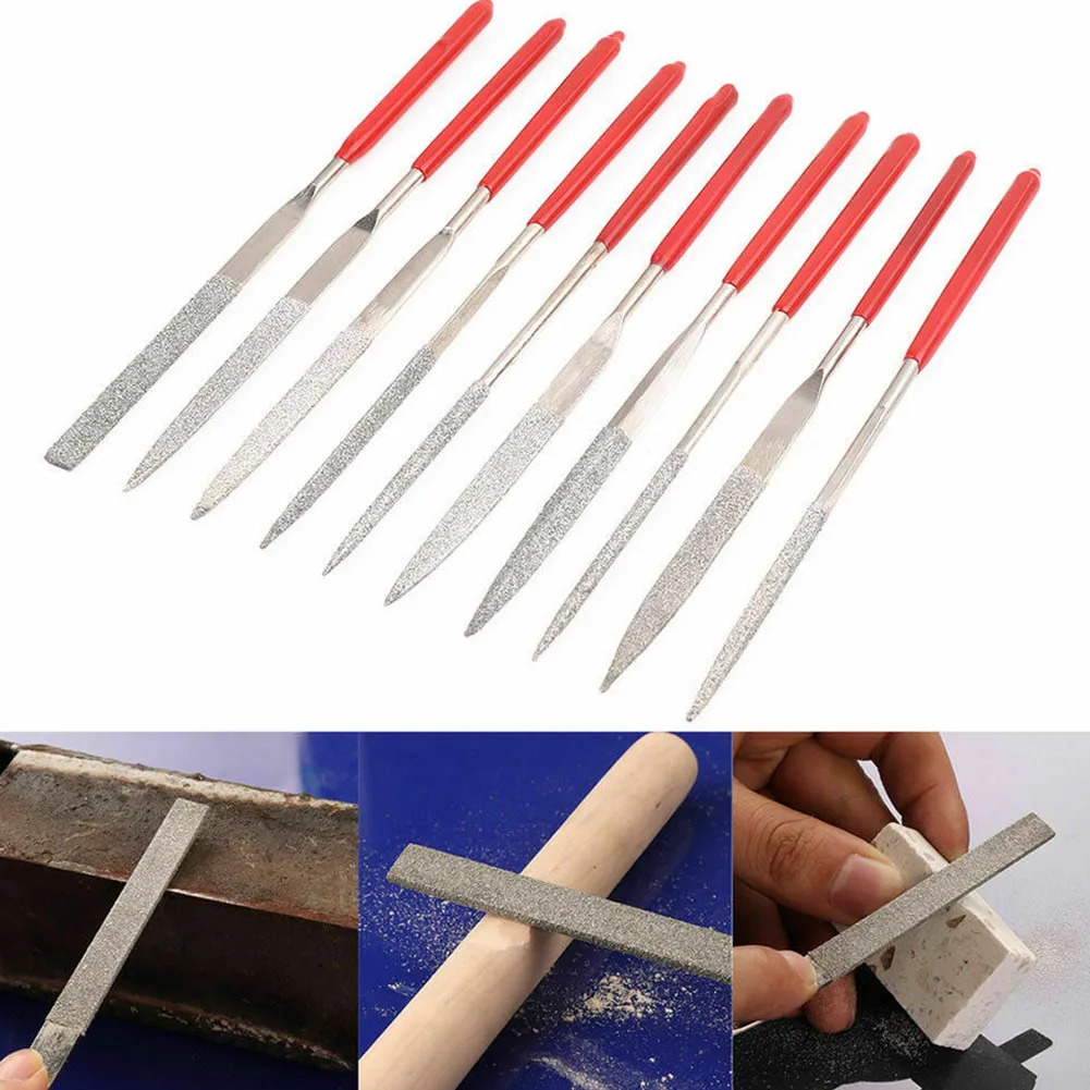 Diamond File Set 4*160mm 5x180mm Mini Needle File For Stone Glass Metal Carving Craft Hand Tools Needle File Set
Diamond File Set 4*160mm 5x180mm Mini Needle File For Stone Glass Metal Carving Craft Hand Tools Needle File Set