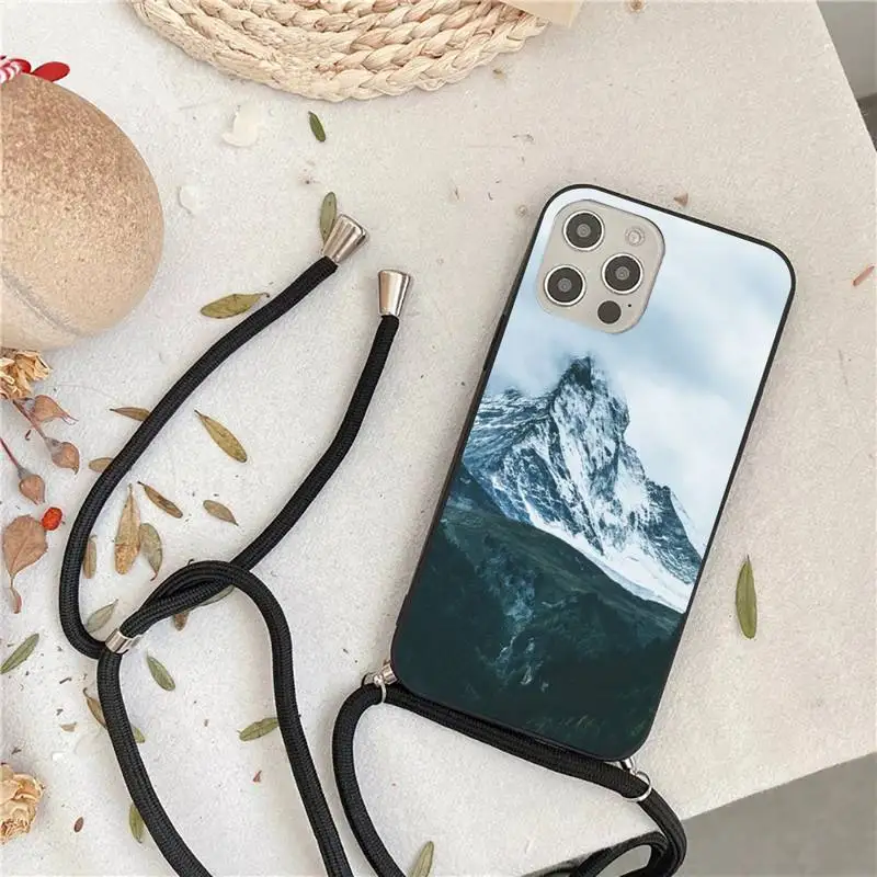natural scenery Snow mountain Phone Case For iPhone 7 8 11 12 X XS XR MINI Pro Max Plus Strap Cord Chain Lanyard soft 
natural scenery Snow mountain Phone Case For iPhone 7 8 11 12 X XS XR MINI Pro Max Plus Strap Cord Chain Lanyard soft