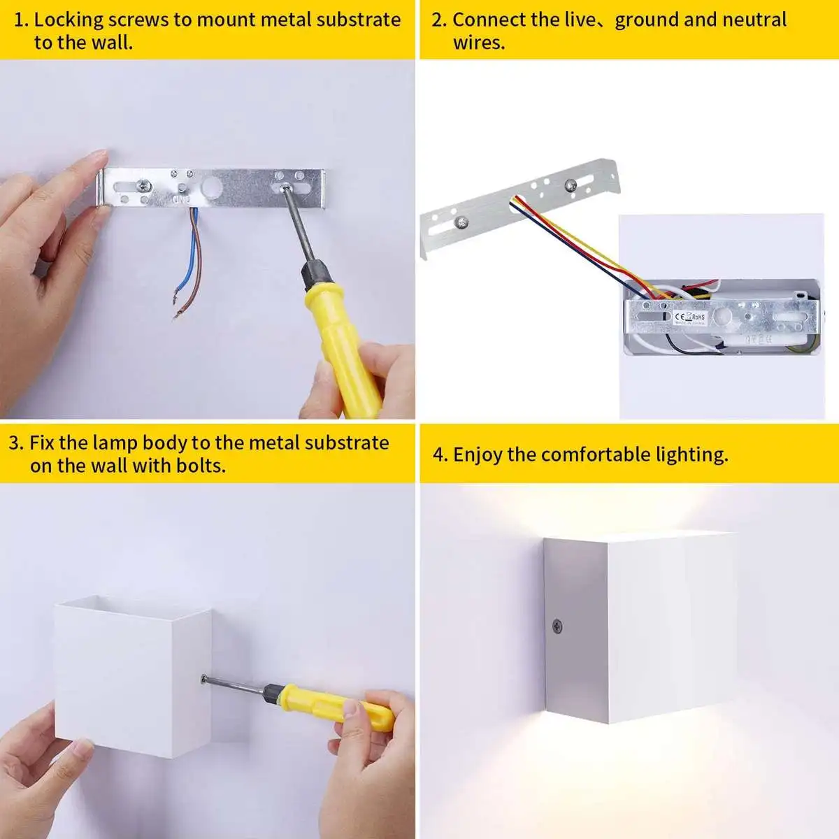 LED Wall Lamps IP65 Waterproof Indoor Outdoor Lighting Aluminum Wall Light For Home Bedroom Bedside Living Room Led Garden Porch
LED Wall Lamps IP65 Waterproof Indoor Outdoor Lighting Aluminum Wall Light For Home Bedroom Bedside Living Room Led Garden Porch