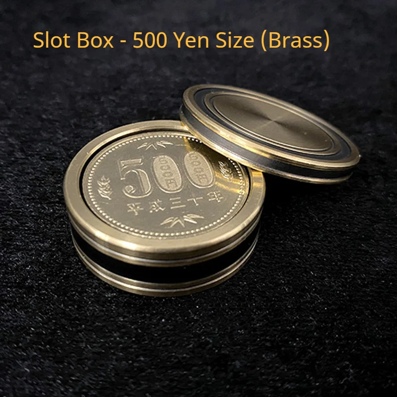 Slot Box - 500 Yen Size (Brass) Magic Tricks Coin Appear Vanish Magia For Professional Magicians Illusion Gimmick Props
Slot Box - 500 Yen Size (Brass) Magic Tricks Coin Appear Vanish Magia For Professional Magicians Illusion Gimmick Props