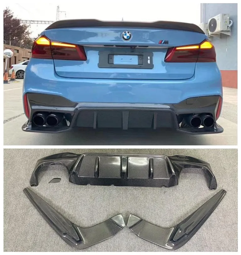 NEW High quality 3pieces/1Set Carbon Fiber Car Rear Trunk Lip Bumper Diffuser Protector For BMW 5 Series G30 G38 2018 2019 2020
NEW High quality 3pieces/1Set Carbon Fiber Car Rear Trunk Lip Bumper Diffuser Protector For BMW 5 Series G30 G38 2018 2019 2020