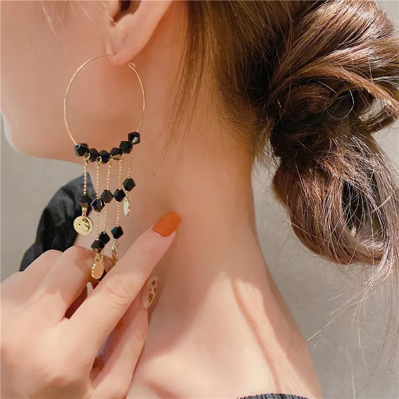 Statement Big Round Circle Tassel Earrings For Women Personality 2021 New Fashion Jewelry pendientes
Statement Big Round Circle Tassel Earrings For Women Personality 2021 New Fashion Jewelry pendientes
