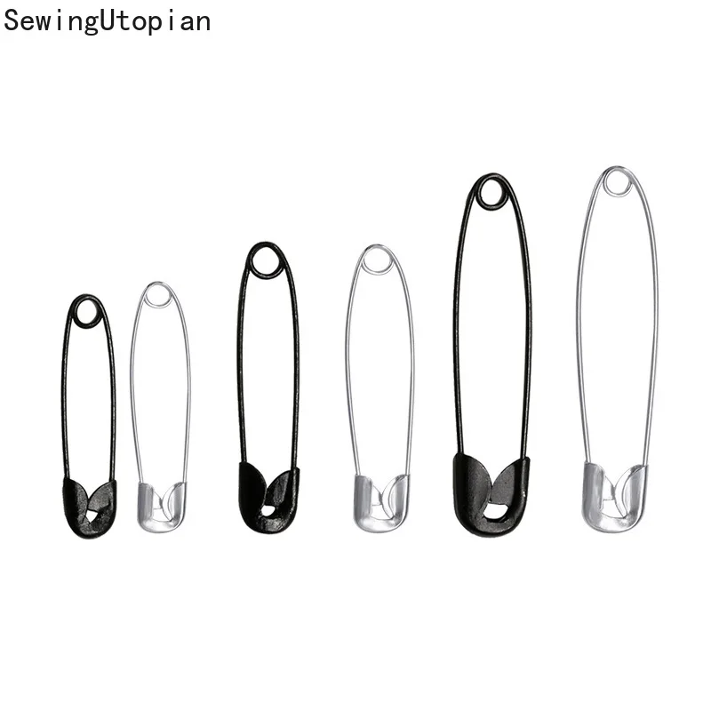 864PCS 27/32/35mm Black Safty Pins for Garment Tags Metal Brooch Badge Jewelry Safety Pin Craft Findings Sewing Accessories
864PCS 27/32/35mm Black Safty Pins for Garment Tags Metal Brooch Badge Jewelry Safety Pin Craft Findings Sewing Accessories
