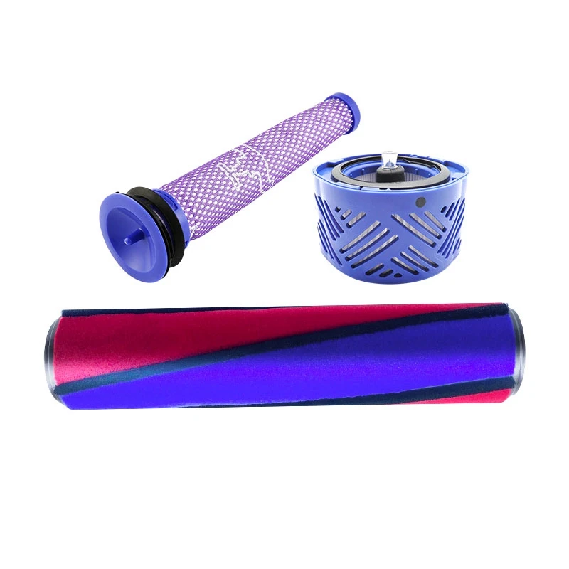 Roller Brush Pre & Post-Motor HEPA Filter for Dyson V6 Cordless Vacuum Cleaner Rolling Brush 
Roller Brush Pre & Post-Motor HEPA Filter for Dyson V6 Cordless Vacuum Cleaner Rolling Brush