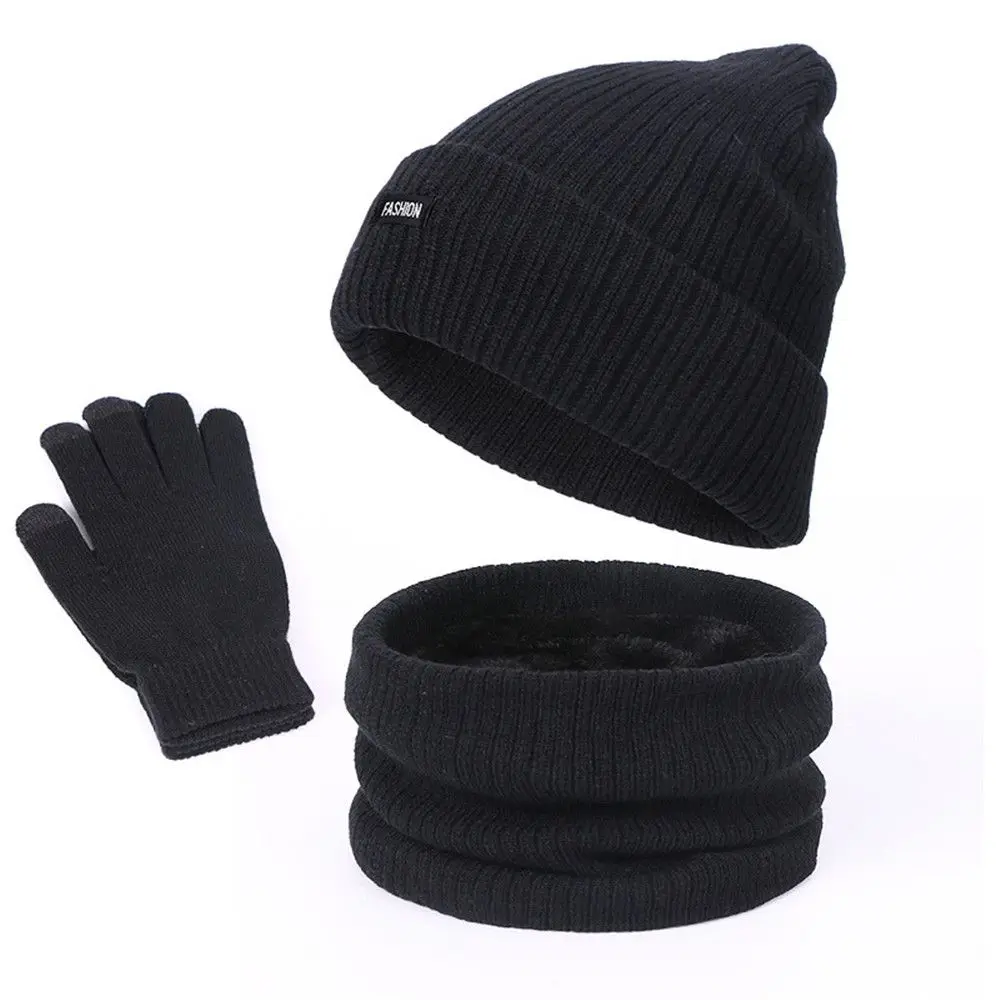 Fashion Knitted Touch Screen Gloves Neck Warmer Winter Warm Fleece Scarf Hat Scarf Gloves Set Beanie Cap
Fashion Knitted Touch Screen Gloves Neck Warmer Winter Warm Fleece Scarf Hat Scarf Gloves Set Beanie Cap