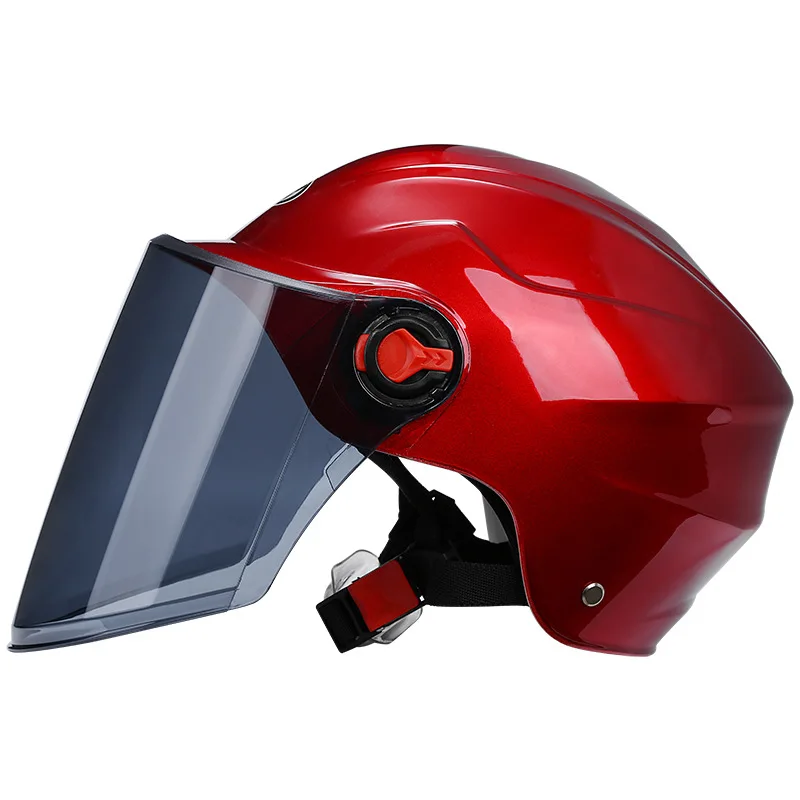 Adult men's and women's summer electric motorcycle general helmet (with transparent long lenses by default)
Adult men's and women's summer electric motorcycle general helmet (with transparent long lenses by default)