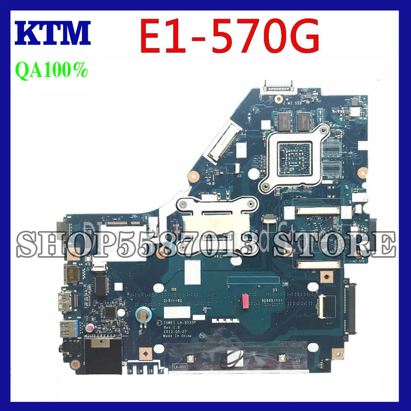 KEFU Z5WE1 LA-9535P Mainboard For Acer aspire E1-530 E1-570 E1-570G Laptop Motherboard I3-3217U GT740-2G Test work 100% original
KEFU Z5WE1 LA-9535P Mainboard For Acer aspire E1-530 E1-570 E1-570G Laptop Motherboard I3-3217U GT740-2G Test work 100% original