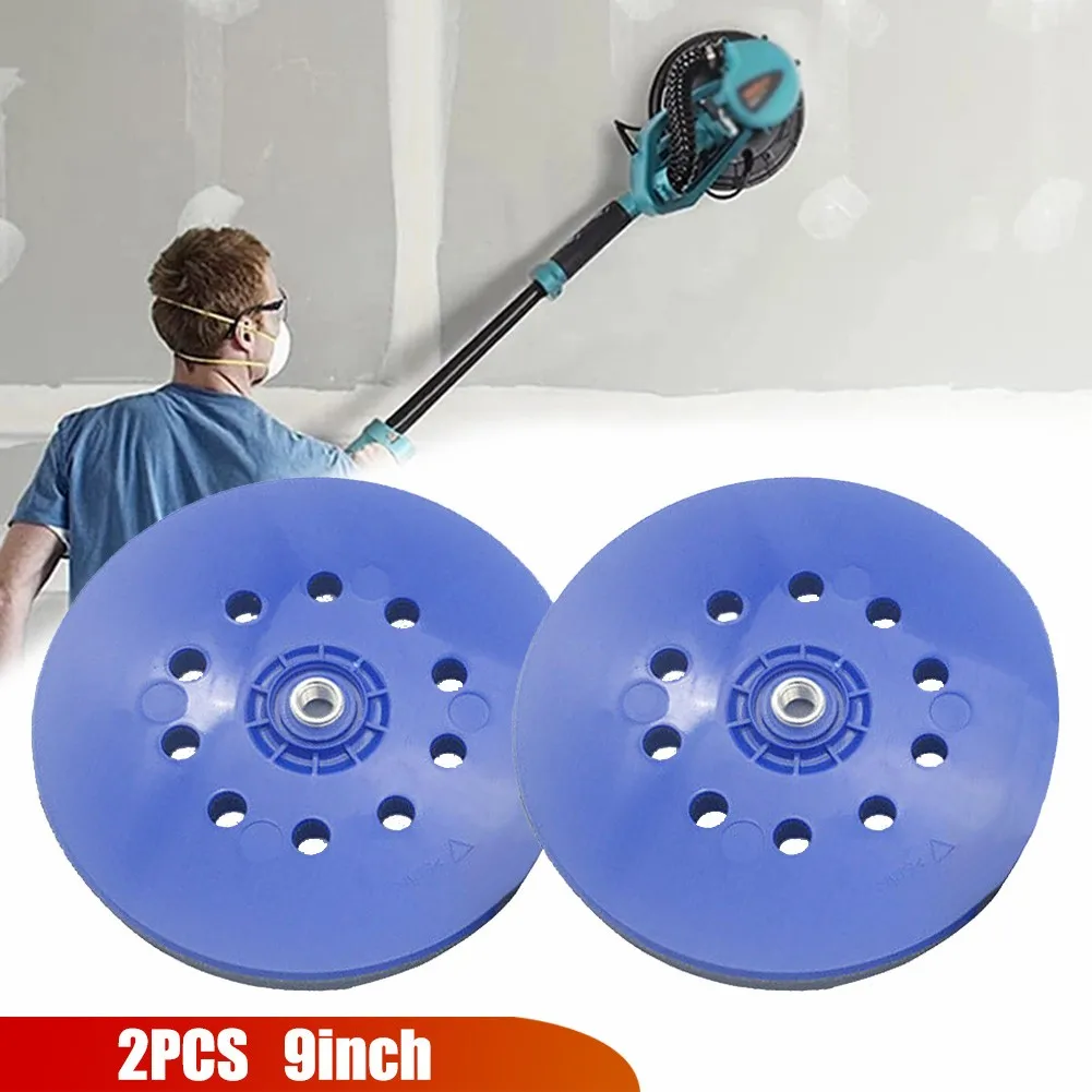 2 Pcs Sanding Disc 9 Inch Polishing Pad W/ Hole 14mm M14 Thread For Drywall Dustless Sander Backing Pad Accessories
2 Pcs Sanding Disc 9 Inch Polishing Pad W/ Hole 14mm M14 Thread For Drywall Dustless Sander Backing Pad Accessories
