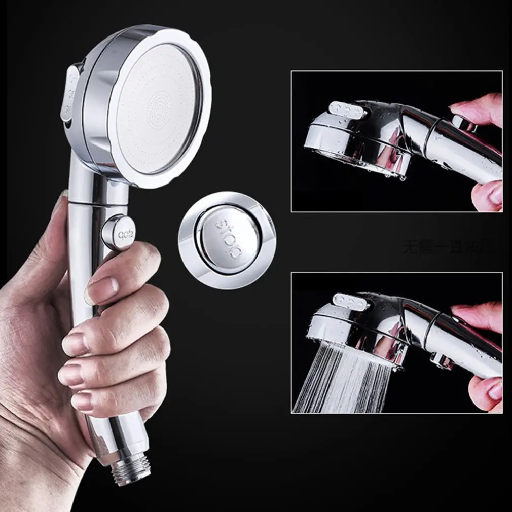 Home Water Saving Shower Head Handheld Bathroom Water Booster Showerhead Japan Electroplating 3-Speed Handheld
Home Water Saving Shower Head Handheld Bathroom Water Booster Showerhead Japan Electroplating 3-Speed Handheld