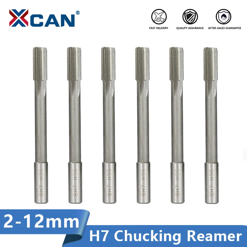 XCAN HSS Chucking Reamer H7 2.0-12mm Machine Reamer Straight Shank Milling Chucking Reamer
XCAN HSS Chucking Reamer H7 2.0-12mm Machine Reamer Straight Shank Milling Chucking Reamer