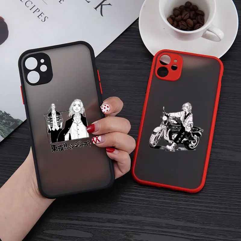 Anime Tokyo Revengers Phone Case matte transparent For red iPhone 7 8 x xs xr 11 12 pro plus mini max Clear Funda
Anime Tokyo Revengers Phone Case matte transparent For red iPhone 7 8 x xs xr 11 12 pro plus mini max Clear Funda