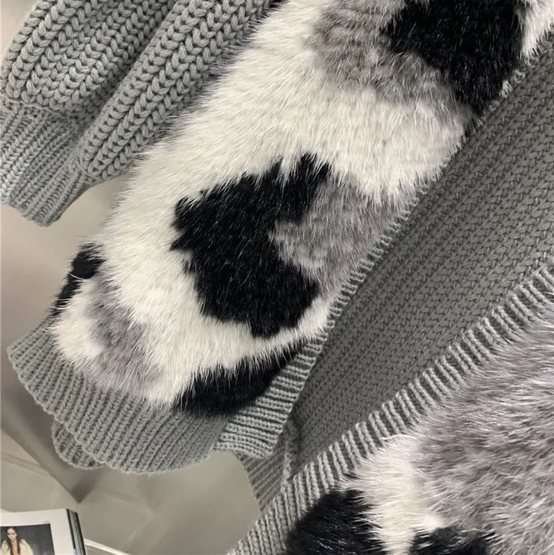 Sale Clearance Camouflage printing real mink fur coat women long sleeved knit sweater cardgain
Sale Clearance Camouflage printing real mink fur coat women long sleeved knit sweater cardgain
