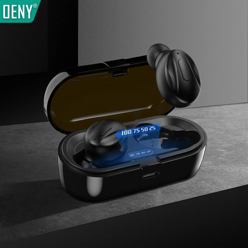 TWS Wireless Bluetooth 5.0 Earphones Touch Control Headphones with 300mAh Charging Case IPX5 Waterproof Sports Stereo Earbuds
TWS Wireless Bluetooth 5.0 Earphones Touch Control Headphones with 300mAh Charging Case IPX5 Waterproof Sports Stereo Earbuds
