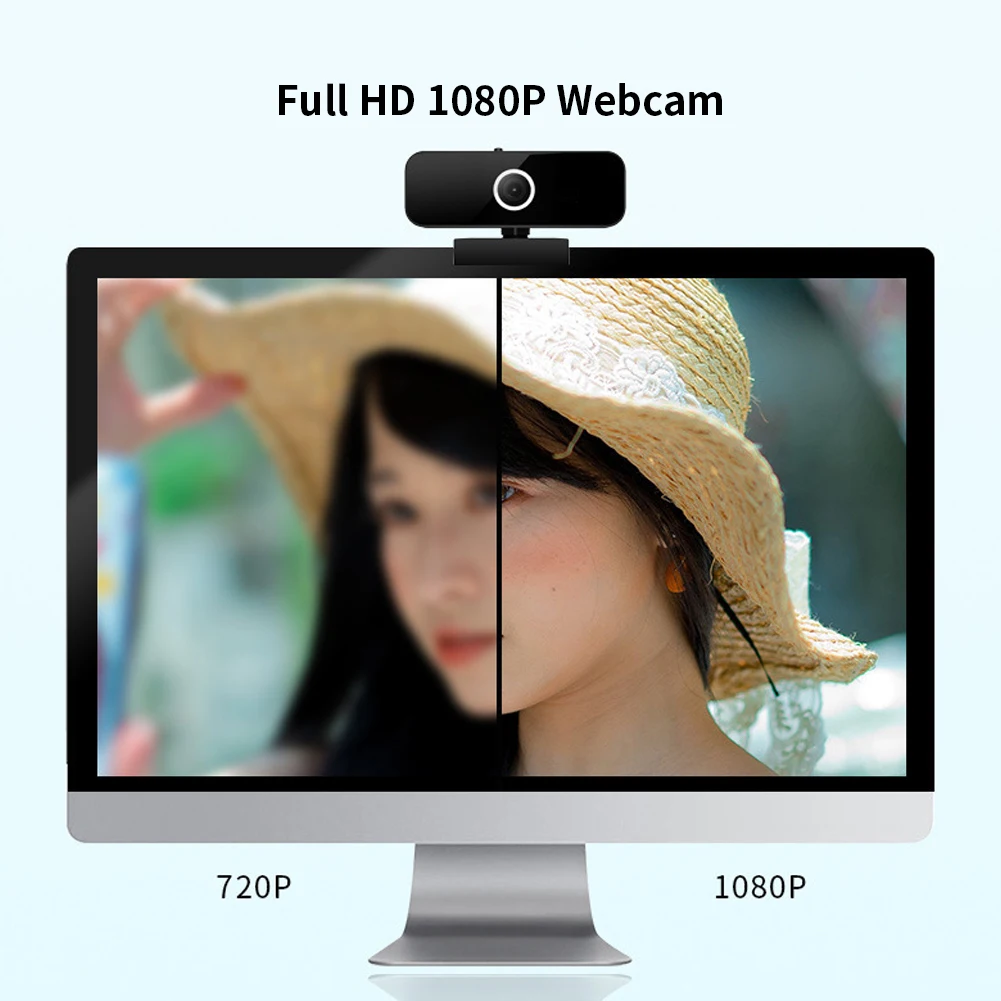 1Pc HD Webcam For PC 1080P Accessories Games With Microphone Conference USB Plug Webcam 360 Degree Rotation
1Pc HD Webcam For PC 1080P Accessories Games With Microphone Conference USB Plug Webcam 360 Degree Rotation