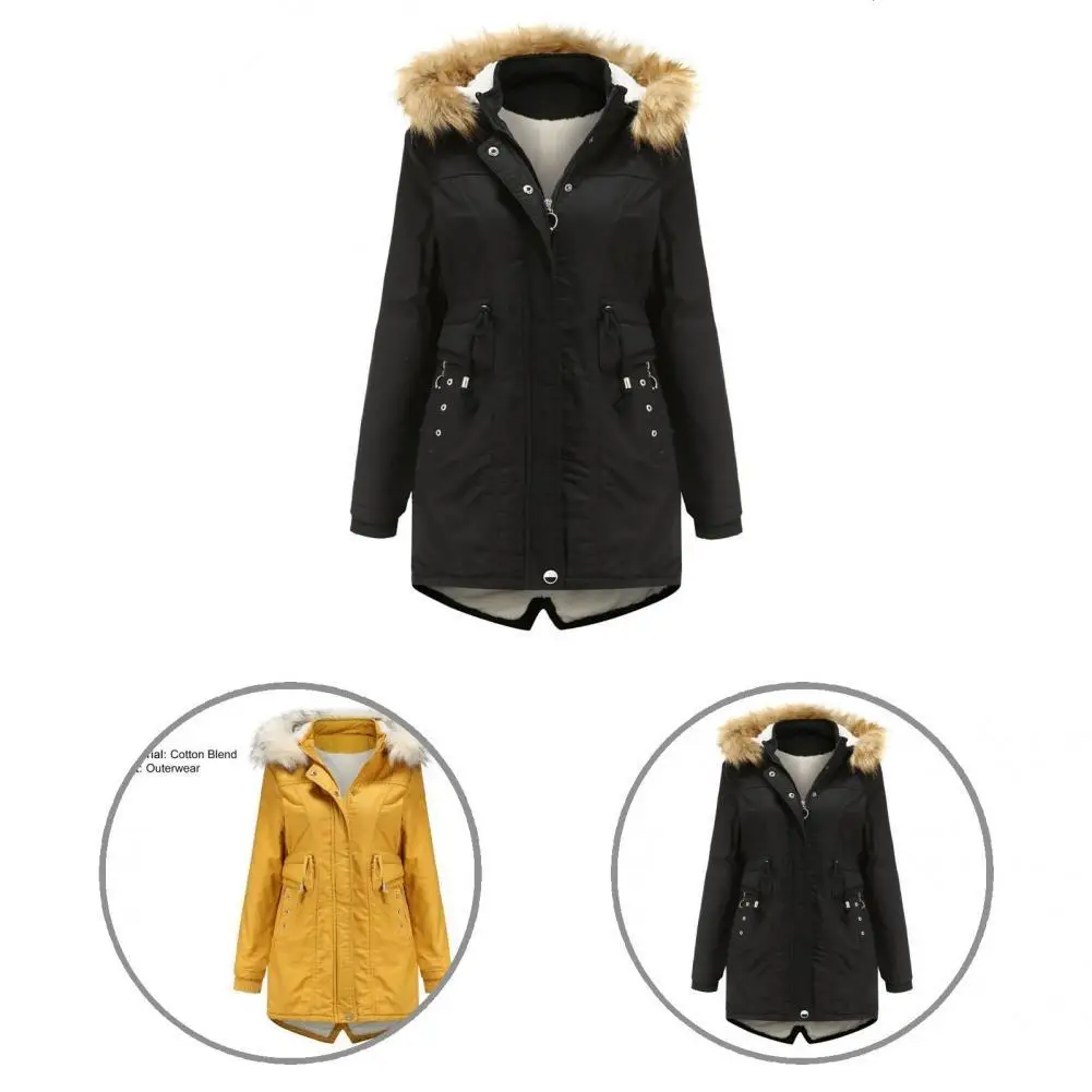 Lady Coat Solid Color Wear Resistant Hooded Casual Pure Color Lady Jacket Women Coat for Dating
Lady Coat Solid Color Wear Resistant Hooded Casual Pure Color Lady Jacket Women Coat for Dating