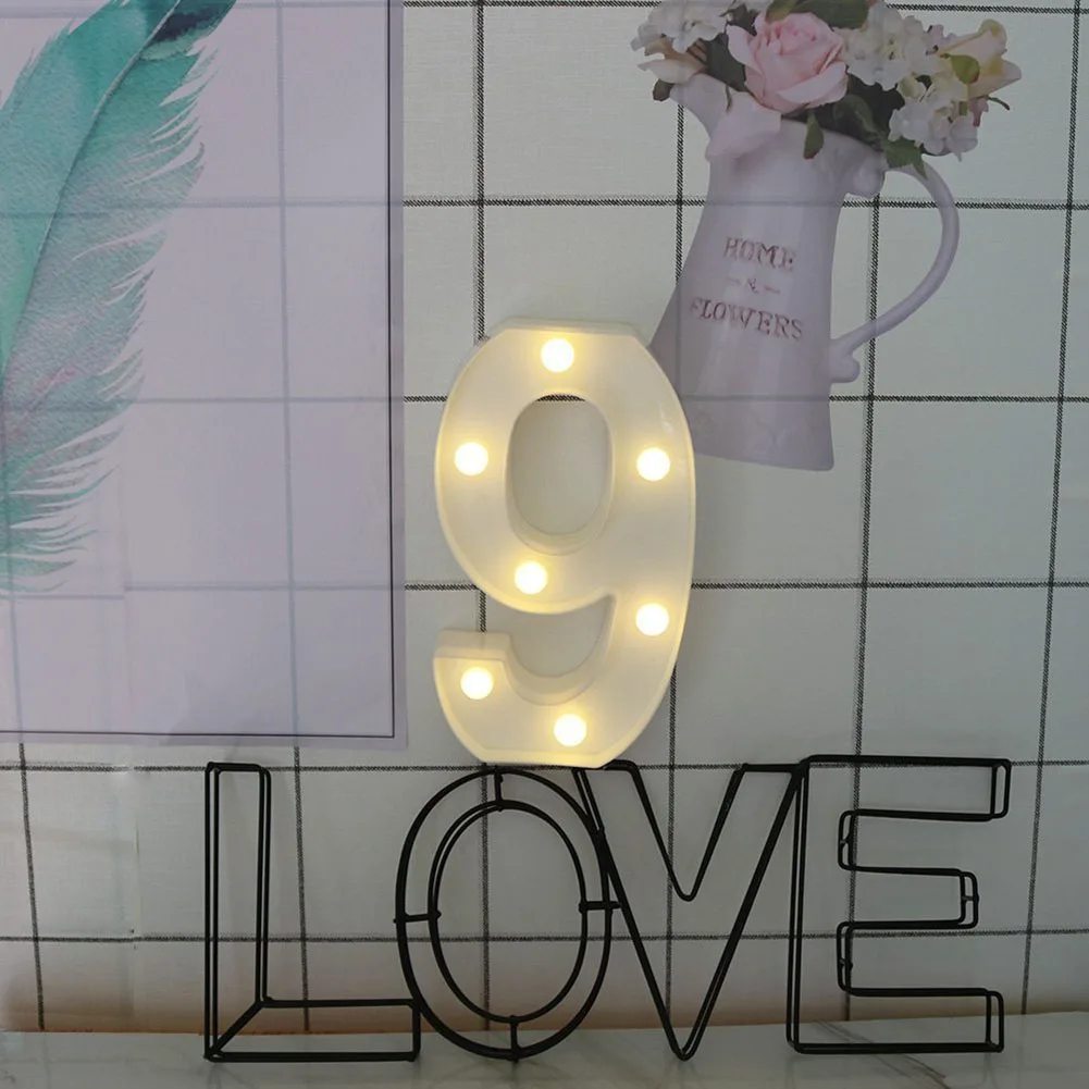 Digital Number LED Battery Powered Symbol Sign Lamp Night Light for Wedding Party Birthday Valentine's Day Surprise
Digital Number LED Battery Powered Symbol Sign Lamp Night Light for Wedding Party Birthday Valentine's Day Surprise