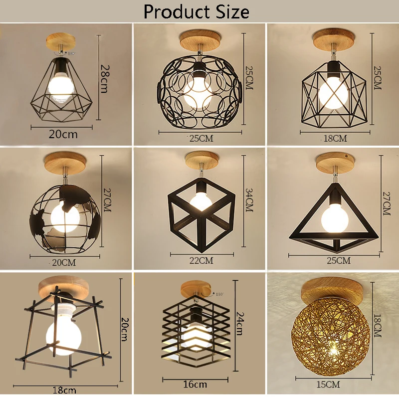 Ceiling Lights Rotatable Iron LED Ceiling Lamp E27 Surface Mounted Wood Hand-knitted For Corridor Bed Room Lighting Plafondlamp
Ceiling Lights Rotatable Iron LED Ceiling Lamp E27 Surface Mounted Wood Hand-knitted For Corridor Bed Room Lighting Plafondlamp
