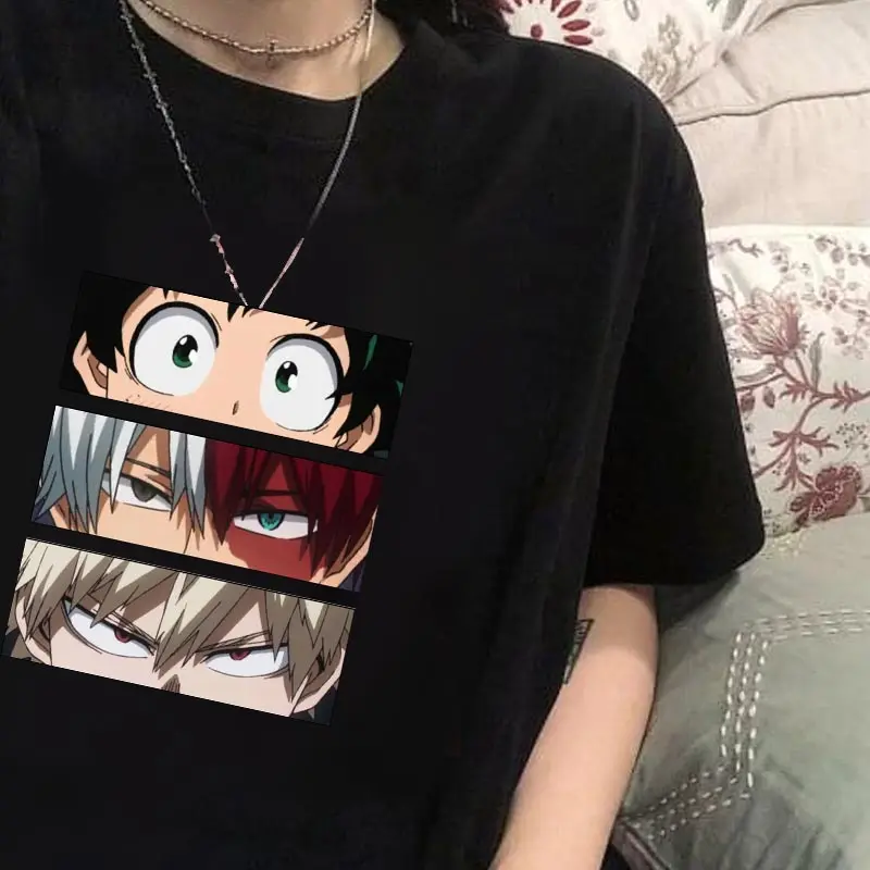 Женская футболка в стиле аниме My Hero Academia, Повседневная футболка большого размера в стиле Харадзюку, летняя, 2021, женская одежда в японском сти...
Женская футболка в стиле аниме My Hero Academia, Повседневная футболка большого размера в стиле Харадзюку, летняя, 2021, женская одежда в японском сти...