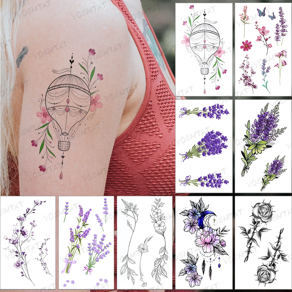 Waterproof Temporary Tattoo Sticker Color Pink Green Flower Balloon Cute Tatto Waist Fake Tatoo Woman Man Child Flash Tattoos
Waterproof Temporary Tattoo Sticker Color Pink Green Flower Balloon Cute Tatto Waist Fake Tatoo Woman Man Child Flash Tattoos