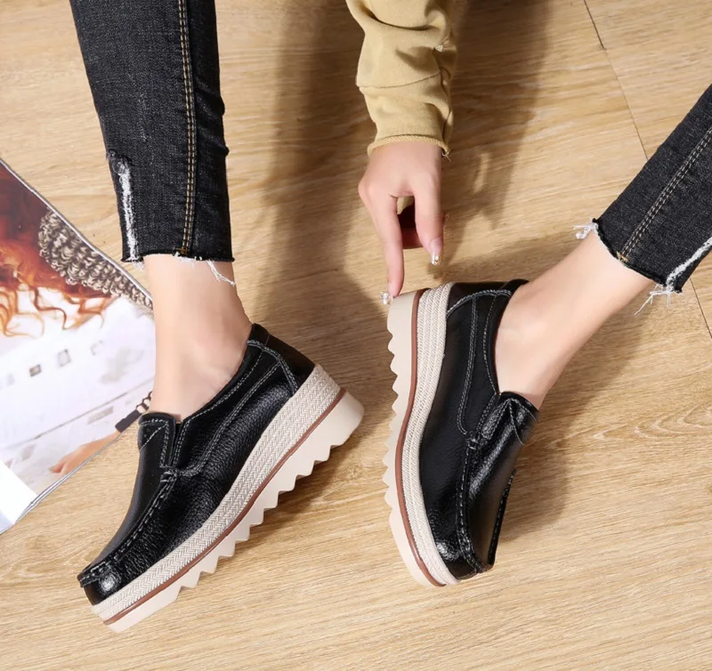 My-Love 2020 New Women Shoes Platform Flats Sneakers Women Suede Leather Women Casual Shoes Slip On Heels Creepers Moccasins
My-Love 2020 New Women Shoes Platform Flats Sneakers Women Suede Leather Women Casual Shoes Slip On Heels Creepers Moccasins