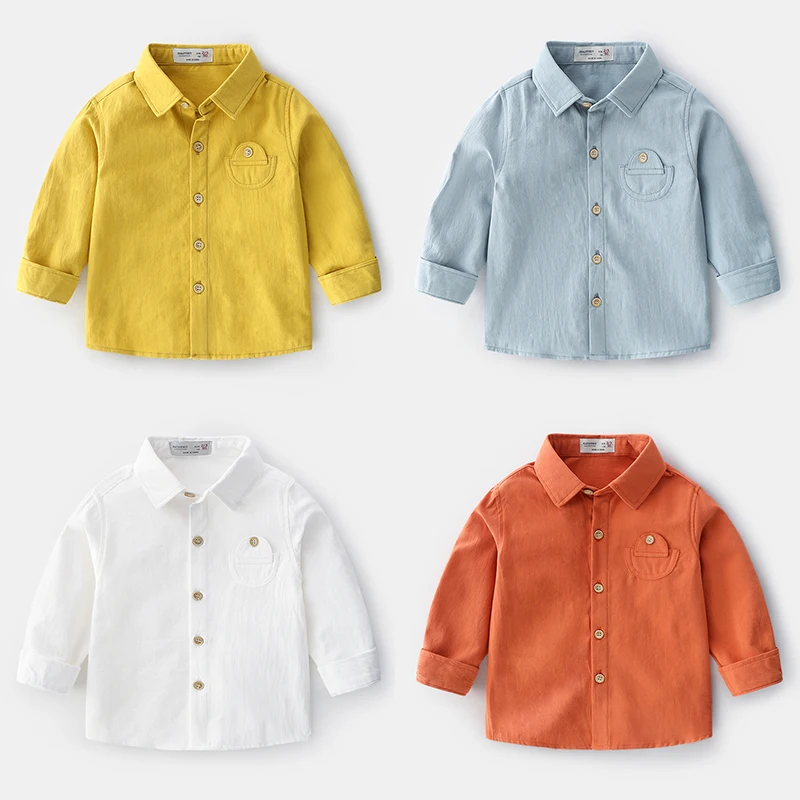 New Boys Solid Casual Shirts Kids Cotton Long Sleeve Blouse Boys Retro Soft Shirts Spring Autumn Children Leisure Shirts
New Boys Solid Casual Shirts Kids Cotton Long Sleeve Blouse Boys Retro Soft Shirts Spring Autumn Children Leisure Shirts
