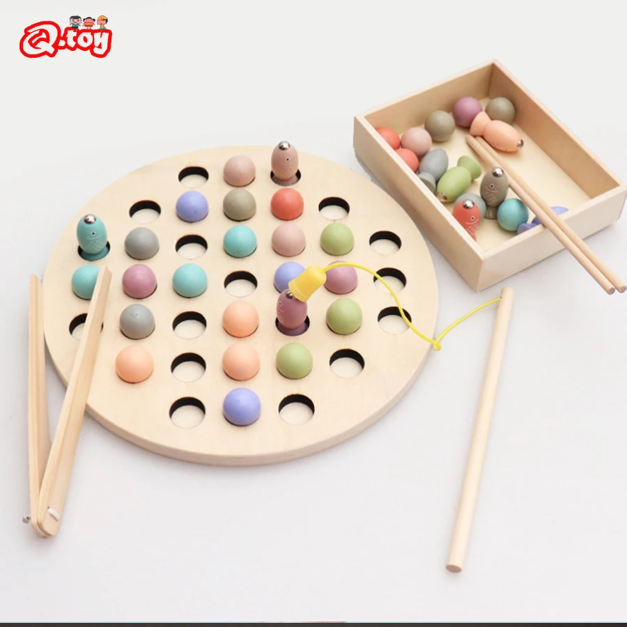 Wooden Montessori Toys Kids Early Learning Educational Toys Clip Beads Magnetic Fishing Game Teaching Aids Toy For Children Gift
Wooden Montessori Toys Kids Early Learning Educational Toys Clip Beads Magnetic Fishing Game Teaching Aids Toy For Children Gift