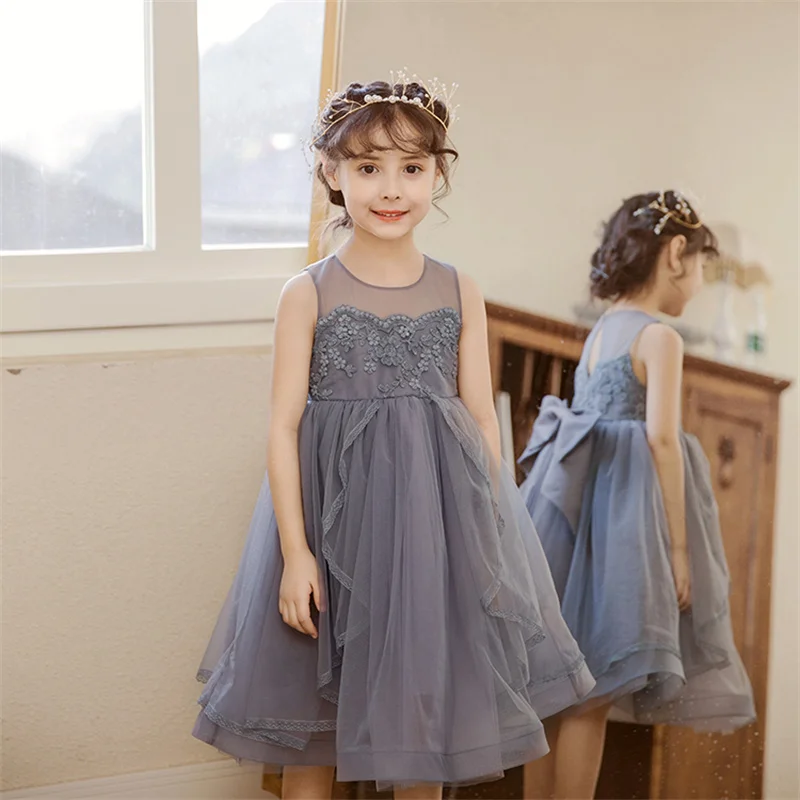 

Девочки принцессы из пряжи и тюля для ребенка, который только начинает ходить детское платье летнее платье с фатиновой юбкой на каждый день;...