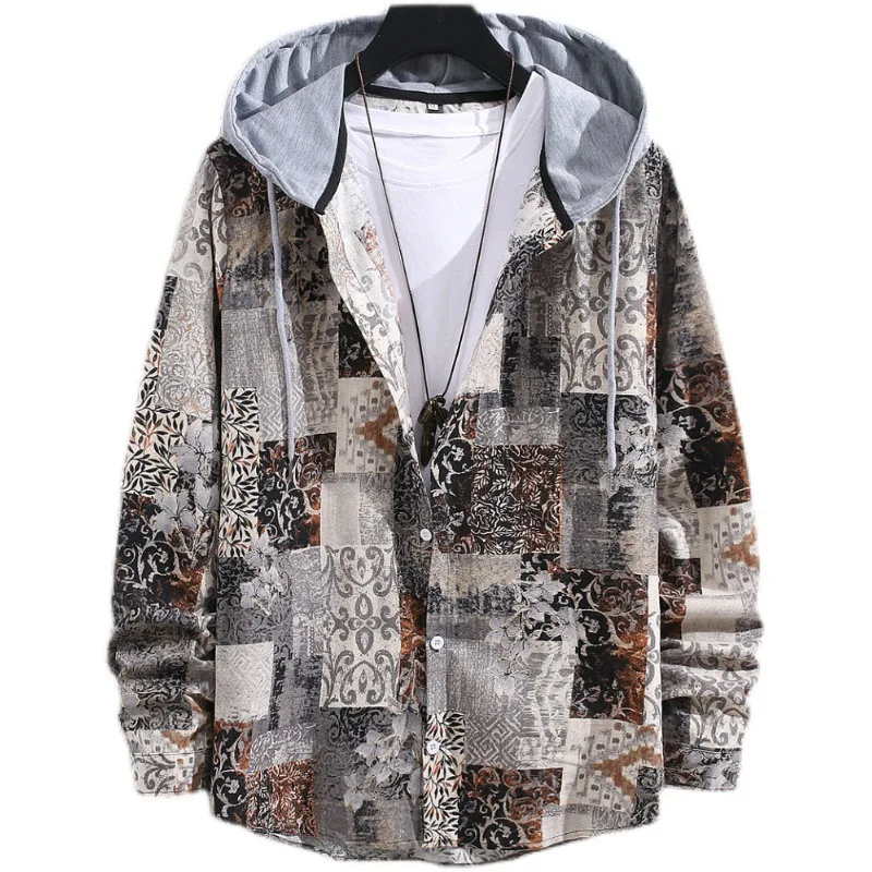 LUCLESAM Retro Ethnic Style Hoodies Mens Fashion Long Sleeve Vintage Stitching Printing Hooded Shirt Harajuku streetwear
LUCLESAM Retro Ethnic Style Hoodies Mens Fashion Long Sleeve Vintage Stitching Printing Hooded Shirt Harajuku streetwear