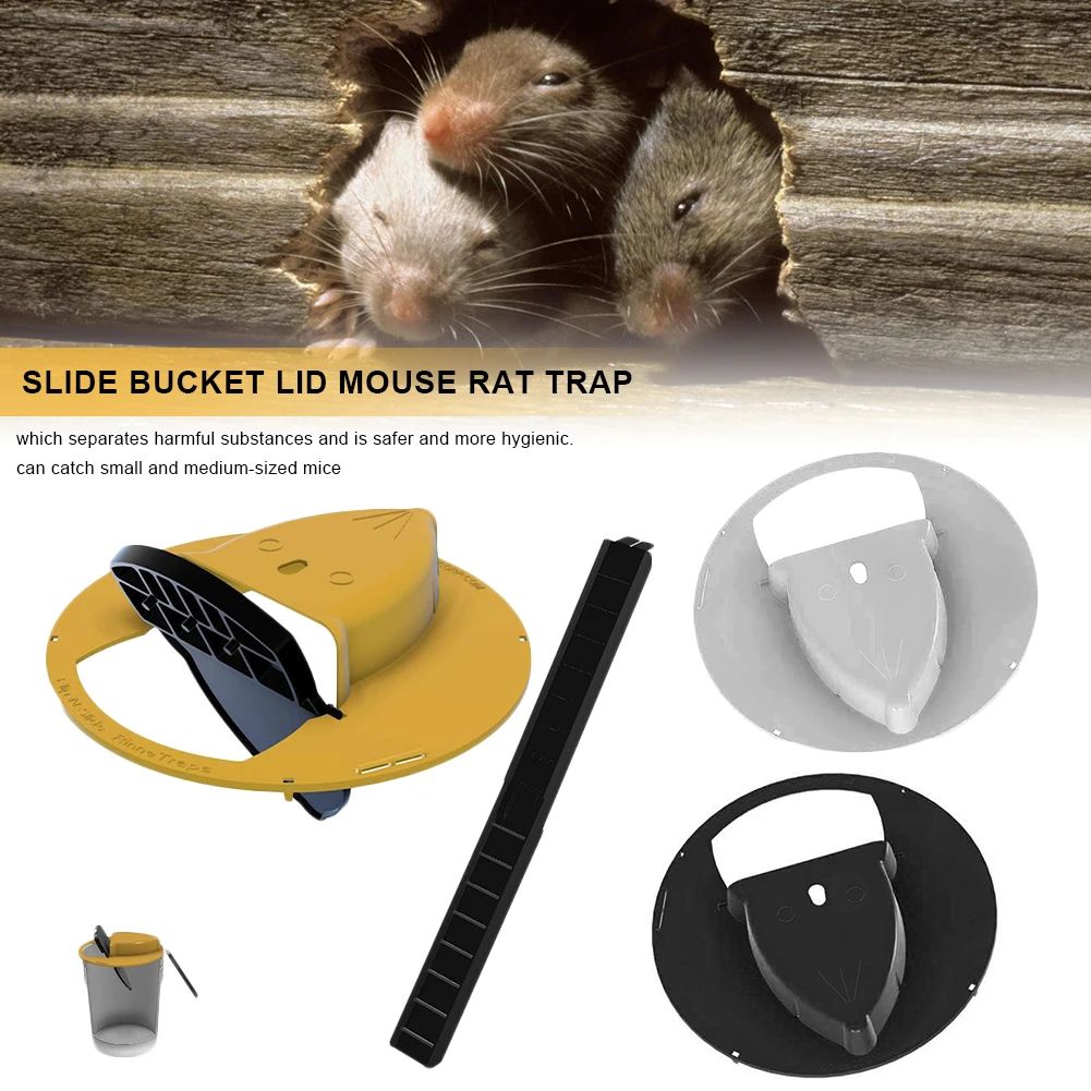Rat Trap Reusable Smart Flip and Slide Bucket Lid Mouse Rat trap Humane Or Lethal Trap Auto Reset Rat Door Style Multi Catch
Rat Trap Reusable Smart Flip and Slide Bucket Lid Mouse Rat trap Humane Or Lethal Trap Auto Reset Rat Door Style Multi Catch