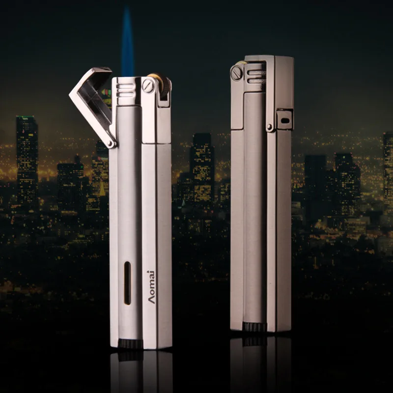 New 1300C Butane Turbo Lighter Strip Inflatable Metal Windproof Lighter Cigar Accessories Torches Lighters Lighters Smoking
New 1300C Butane Turbo Lighter Strip Inflatable Metal Windproof Lighter Cigar Accessories Torches Lighters Lighters Smoking