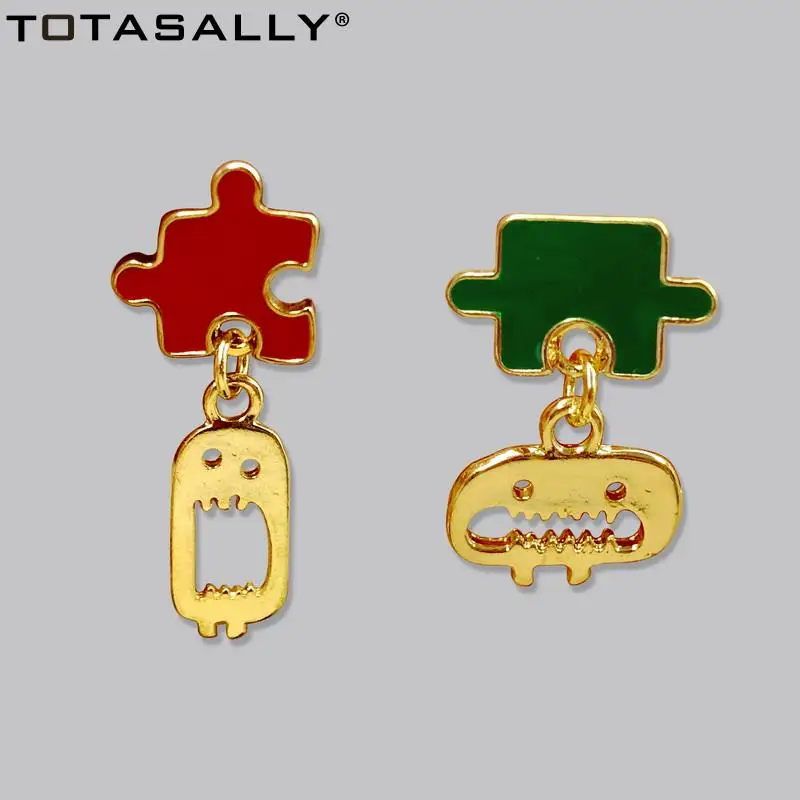 Милые серьги TOTASALLY для женщин, 2021, забавные серьги-пазлы с выражением пазла, женские смешанные ювелирные изделия для ушей, антиаллергические
Милые серьги TOTASALLY для женщин, 2021, забавные серьги-пазлы с выражением пазла, женские смешанные ювелирные изделия для ушей, антиаллергические