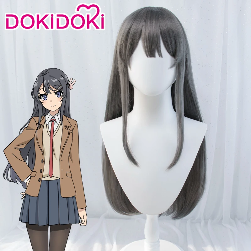 DokiDoki аниме Seishun Buta Yarou wa Bunny Girl Senpai no Yume wo Minai, парик для косплея Mai Sakurajima
DokiDoki аниме Seishun Buta Yarou wa Bunny Girl Senpai no Yume wo Minai, парик для косплея Mai Sakurajima