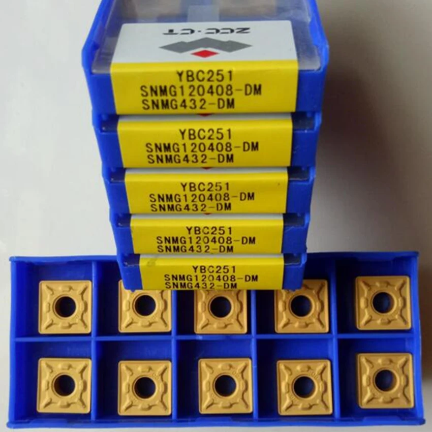 ZCC.CT SNMG120404-DM YBC251 / SNMG120408-DM YBC251 / SNMG120404-DM YBC252 / SNMG120408-DM YBC252 CNC carbide inserts 10PCS/BOX
ZCC.CT SNMG120404-DM YBC251 / SNMG120408-DM YBC251 / SNMG120404-DM YBC252 / SNMG120408-DM YBC252 CNC carbide inserts 10PCS/BOX