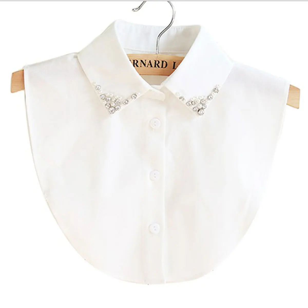 Ladies White Chiffon Shirt Fake Collar Beaded Diamond Decoration Detachable Fake Collar V-neck Lapel Top Tie Clothes Accessories
Ladies White Chiffon Shirt Fake Collar Beaded Diamond Decoration Detachable Fake Collar V-neck Lapel Top Tie Clothes Accessories