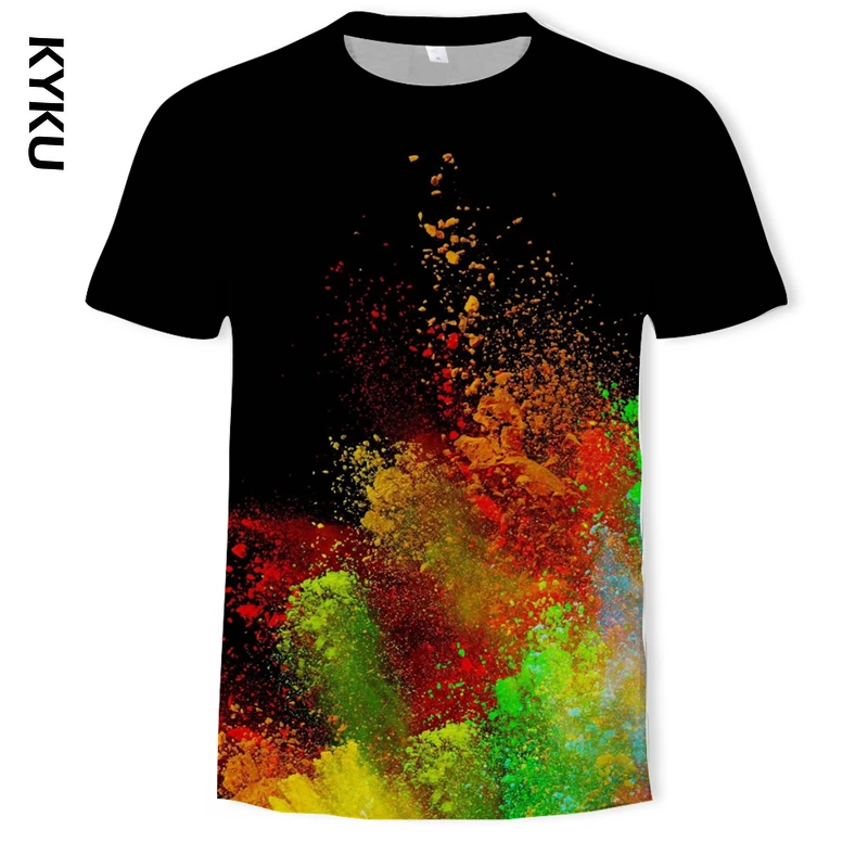 Funny 3D Drawing T shirt Colorful Art 3d Printed T shirt Men Women Summer Short Sleeve Tops Watercolor Painting T shirts
Funny 3D Drawing T shirt Colorful Art 3d Printed T shirt Men Women Summer Short Sleeve Tops Watercolor Painting T shirts