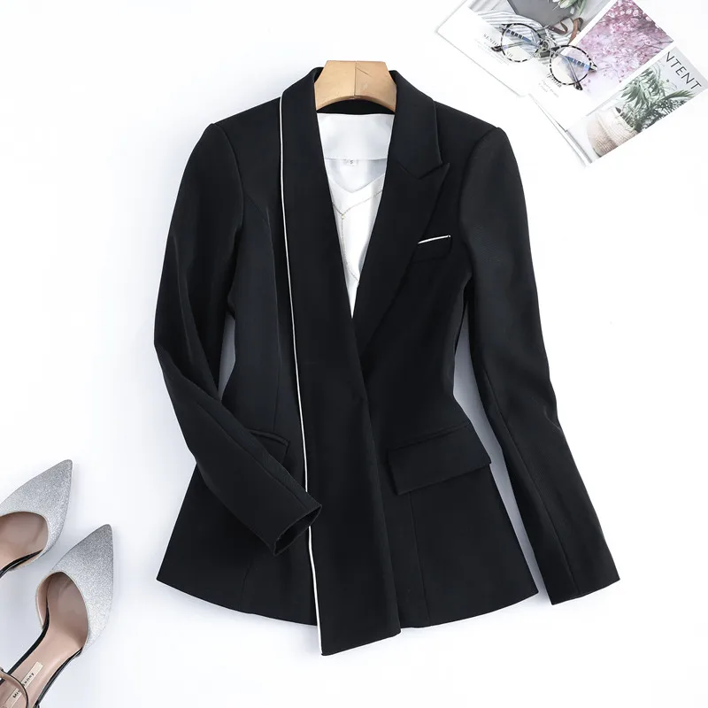 Business women pants suits 2019 New fashion formal long sleeve slim blazer and pants office ladies interview work clothes
Business women pants suits 2019 New fashion formal long sleeve slim blazer and pants office ladies interview work clothes
